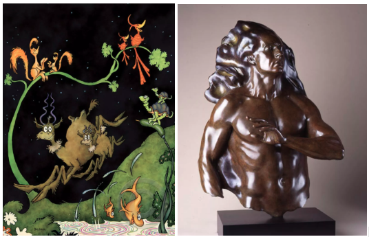 How do Dr. Seuss’s artworks or Paintings Compare in Value to Frederick Hart’s Works?